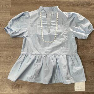 Peplum Blouse Size S